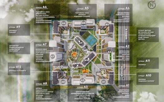 Студия в Azimut Atlas 1, Бургас ID: 55907