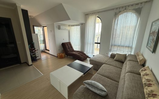 Двухкомнатная квартира с частичным видом на море в комплексе South Bay, Святой Влас ID: 78180