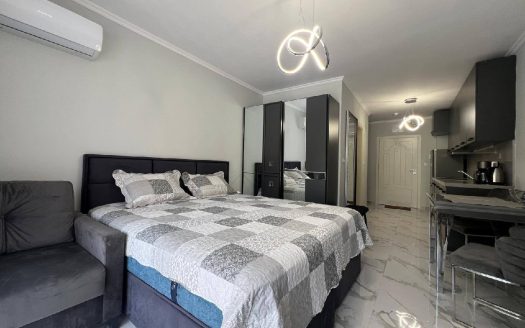 Студия на первой линии с боковым видом на море в комплексе Valencia Gardens, Несебр ID: 78672