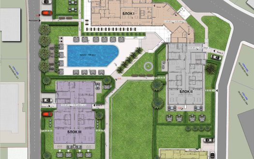 Четырёхкомнатная квартира с шикарным прямым видом на море в комплексе Olympia Residence, Равда ID: 79302