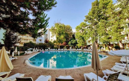 Дешёвая студия в 250 метрах от моря на Солнечном берегу, район Чайка ID: 77969