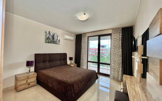 Трёхкомнатная квартира с видом на бассейн — Несебр, комплекс Poseidon ID: 77807