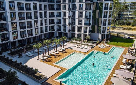 Двухкомнатная квартира в комплексе Emilia Romana Verde 2, Солнечный берег ID: 77474